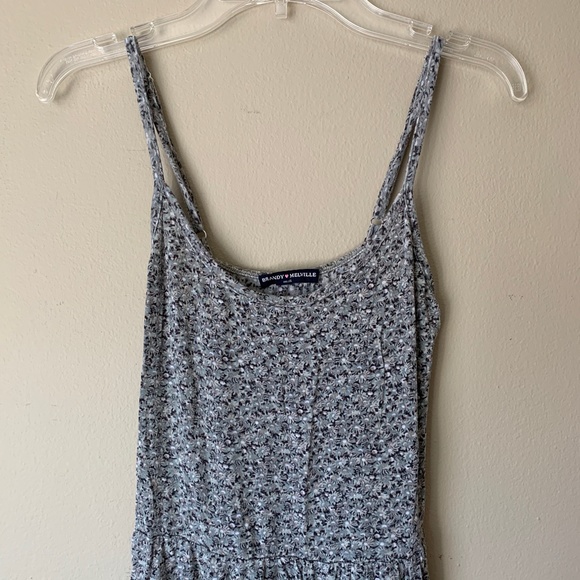 Brandy Melville Floral Spaghetti Strap Dress - Picture 2 of 4
